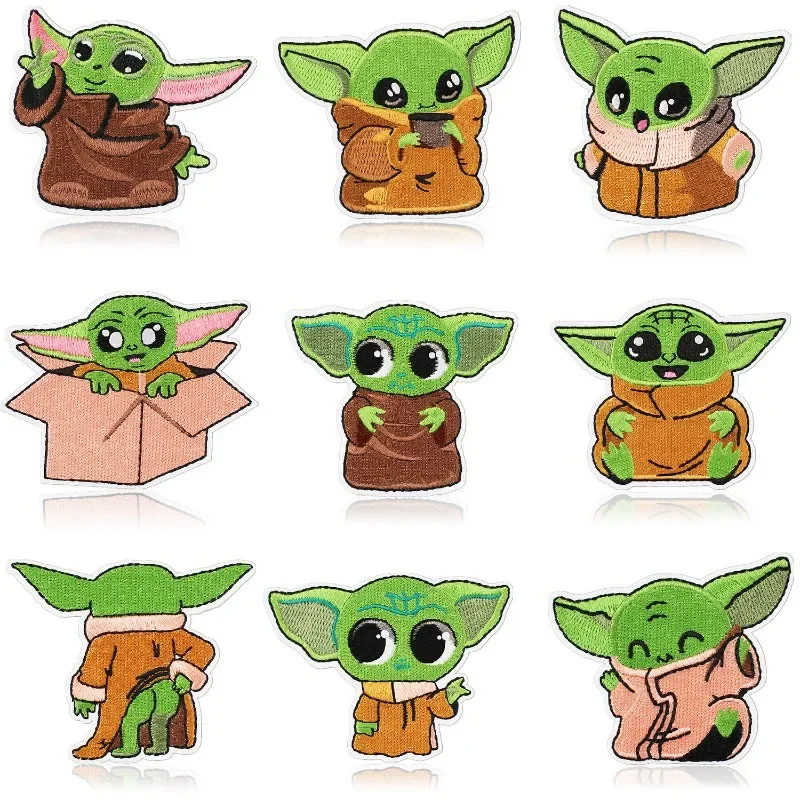 Baby Clothes - 9 pièces d'écussons à motifs étoiles