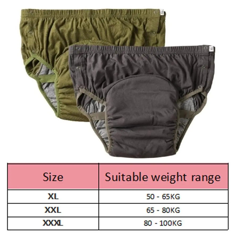 Diapering - Couches-culottes pour adultes en graphène antibactérien,