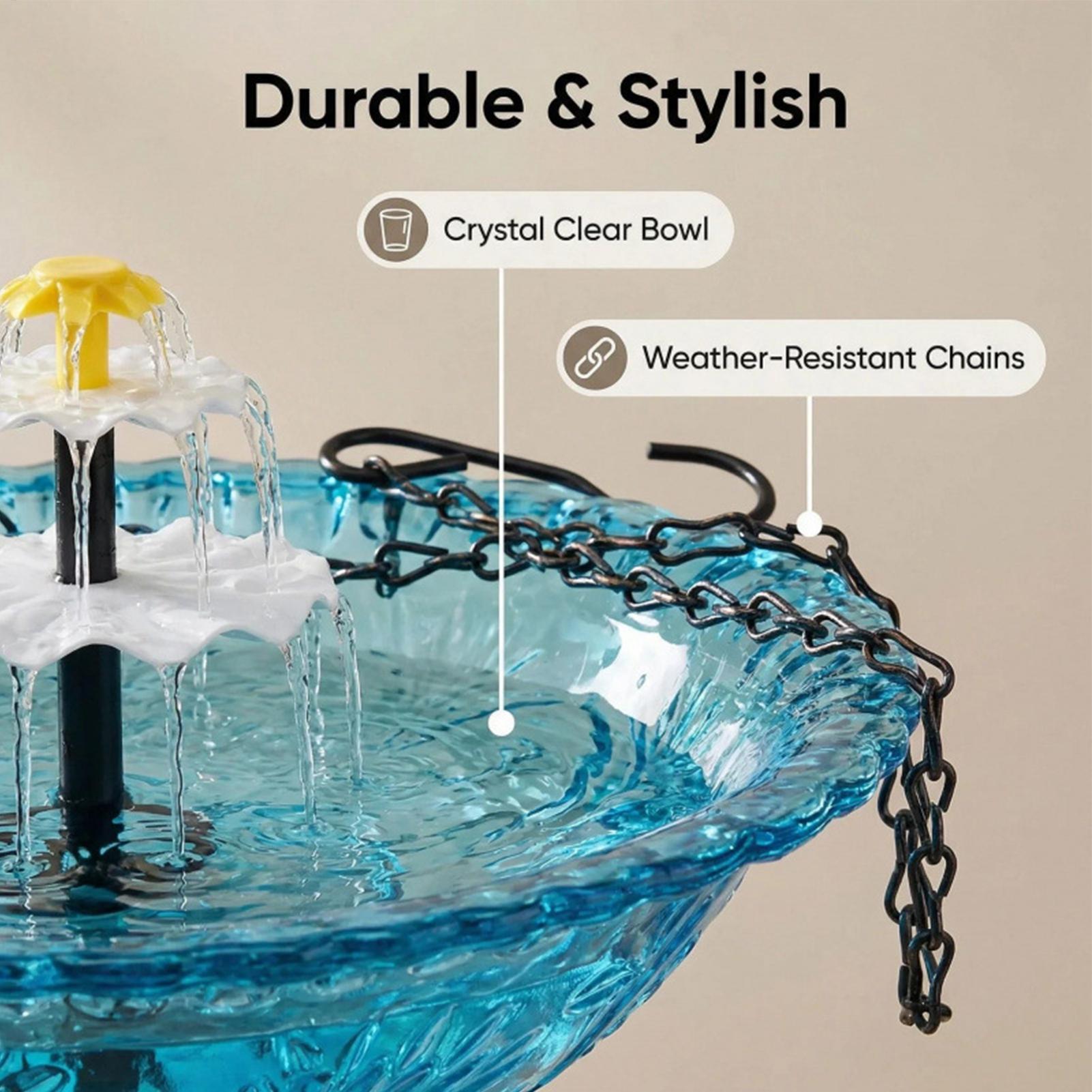 Fontaine solaire pour bain d'o - Feeding avis et prix