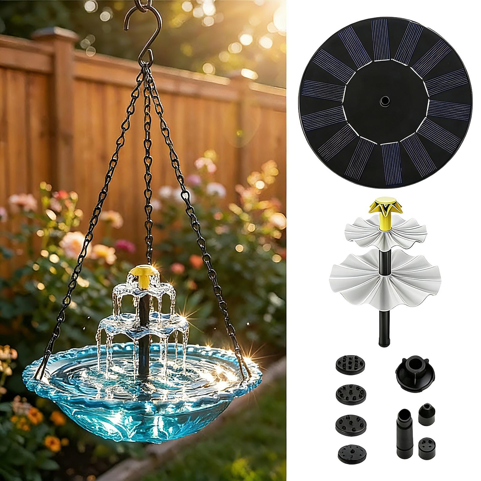 Fontaine solaire pour bain d'o - Feeding avis et prix