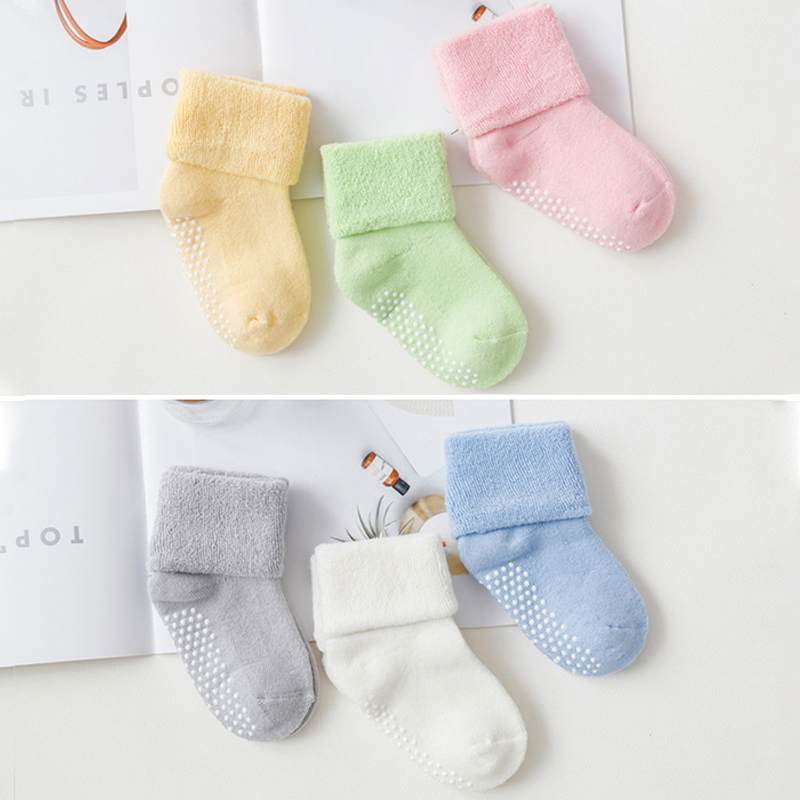 6 paires de chaussettes en pol - Unisex Baby Socks Non Slip avis et prix