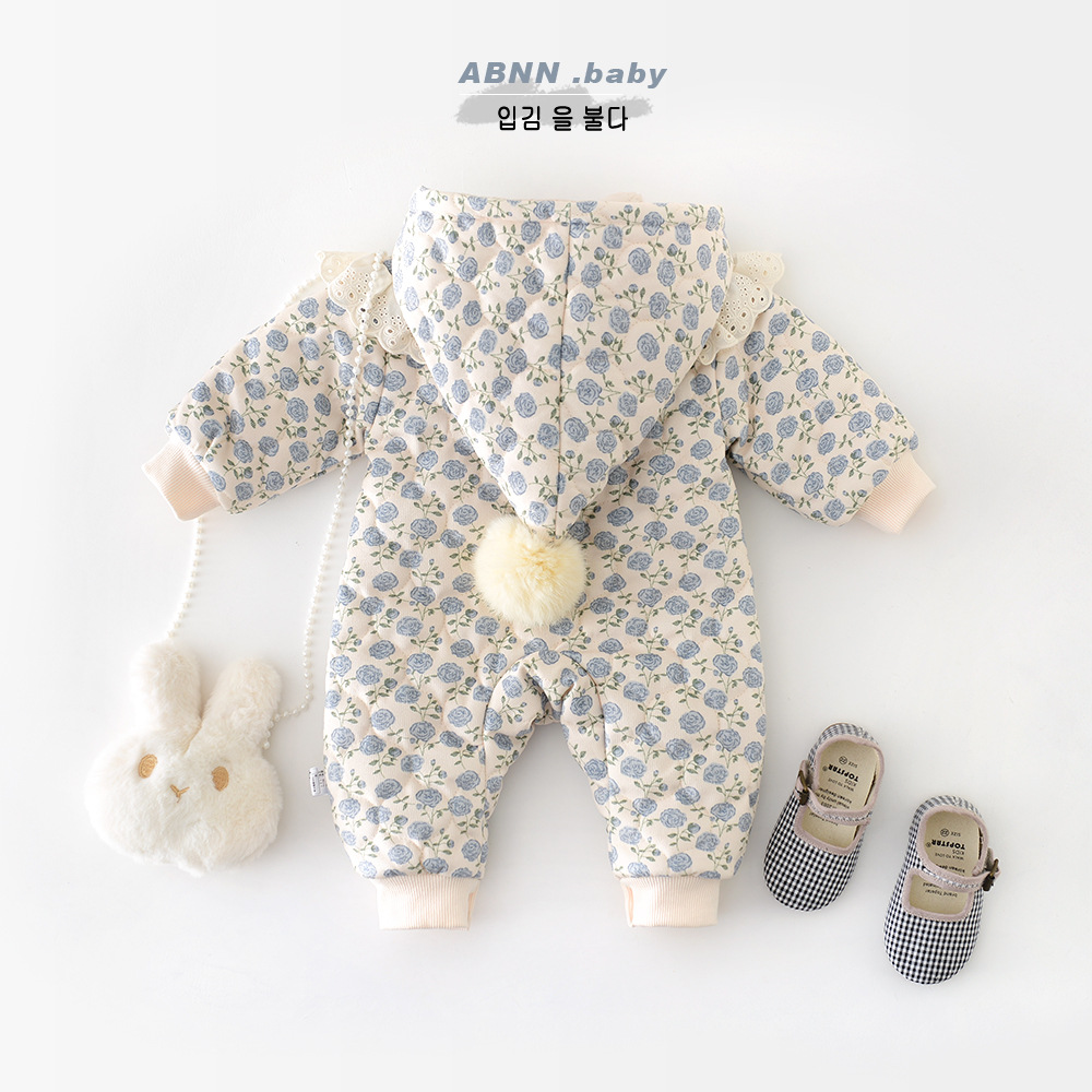 Combinaisons rembourrées pour  - Newborn Baby Girl Romper Floral avis et prix